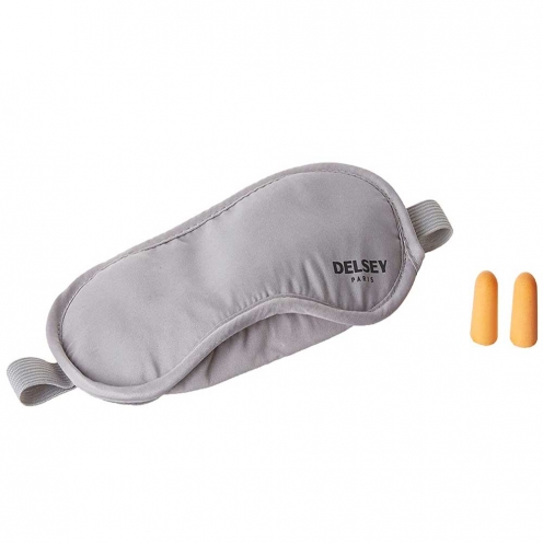 چشم بند و گوش بند دلسی رنگ خاکستری - delsey paris SLEEPING ITEMS 00394003011 1