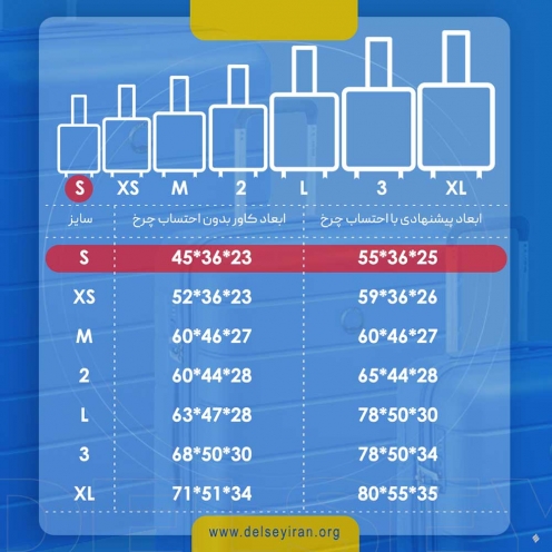 قیمت و خرید کاور چمدان دلسی پاریس سایز کوچک S دلسی ایران – delseyiran SMALL SIZE COVER DELSEY PARIS 1
