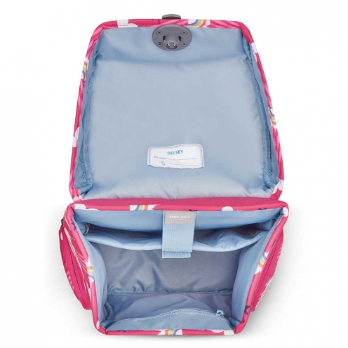 خرید کوله پشتی مدرسه ای دلسی ارگونومیک 14 اینچ دلسی پاریس رنگ صورتی دلسی ایران - DELSEY PARIS BACKPACK 00339162509 delseyiran 1