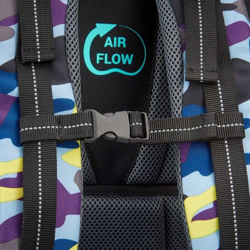 خرید کوله پشتی مدرسه ای دلسی ارگونومیک 14 اینچ دلسی پاریس رنگ استتاری دلسی ایران - DELSEY PARIS BACKPACK 00339162513 delseyiran 7