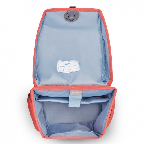 خرید کوله پشتی مدرسه ای دلسی ارگونومیک 14 اینچ دلسی پاریس رنگ نارنجی دلسی ایران - DELSEY PARIS BACKPACK 00339162519 delseyiran 1