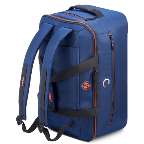 خرید کوله پشتی دلسی مدل ترامان تین سایز کابین 55 سانتی متر رنگ آبی دلسی ایران - DELSEY PARIS DUFFLE BACKPACK 00245041802 delseyiran 4