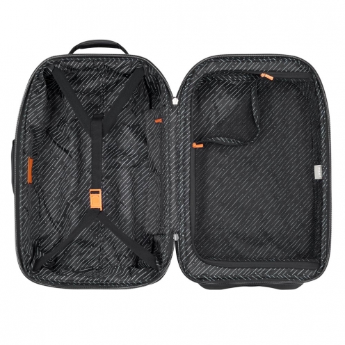 خرید کوله پشتی چرخ دار دلسی سایز کابین مدل ترامان تین رنگ مشکی دلسی ایران - DELSEY PARIS  CABIN TROLLEY CASE 2-WHEEL 00245072000 delseyiran 1