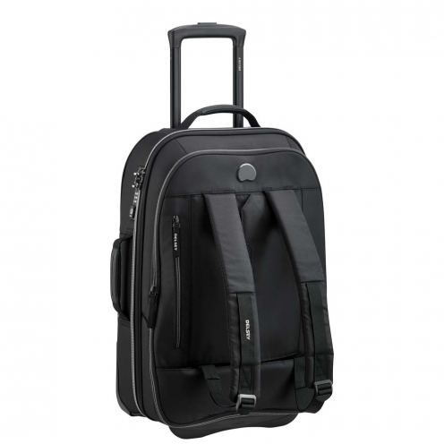 خرید کوله پشتی چرخ دار دلسی سایز کابین مدل ترامان تین رنگ مشکی دلسی ایران - DELSEY PARIS  CABIN TROLLEY CASE 2-WHEEL 00245072000 delseyiran 3